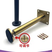 不锈钢圆管沙发床浴室电视柜椅子茶几桌支撑腿增高可调节金属防滑