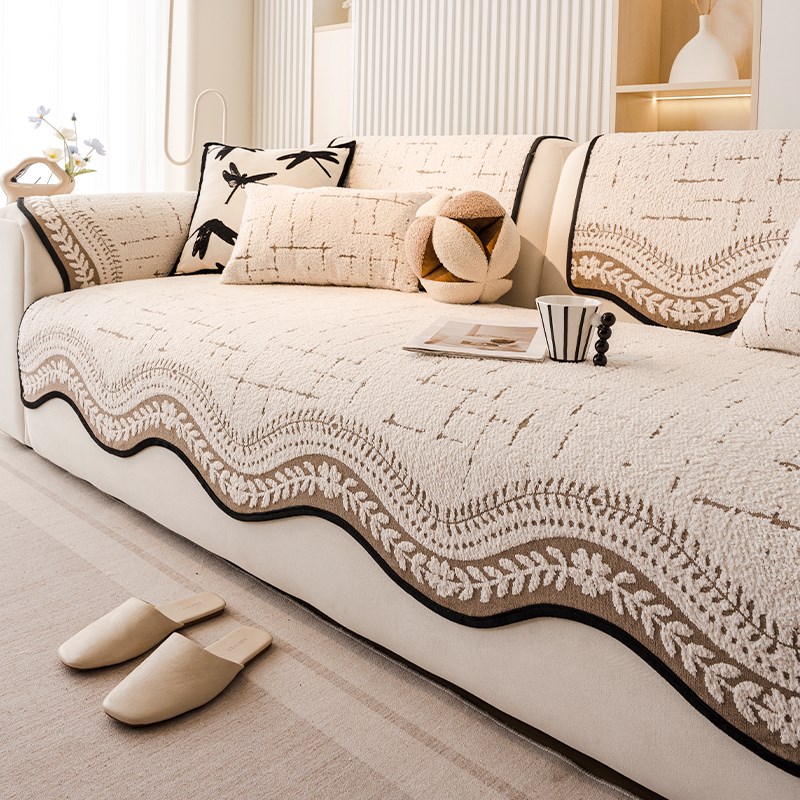 沙发垫子四季通用2025新款高级感固定防滑直排沙发坐垫套罩盖布巾