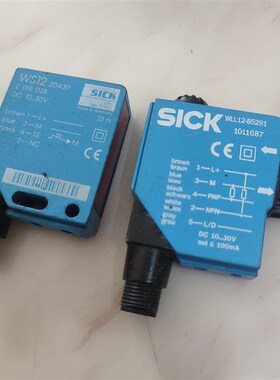 SICK光电开关WS12-2D430 WLL12-B5281  2019028 1011687 10182545
