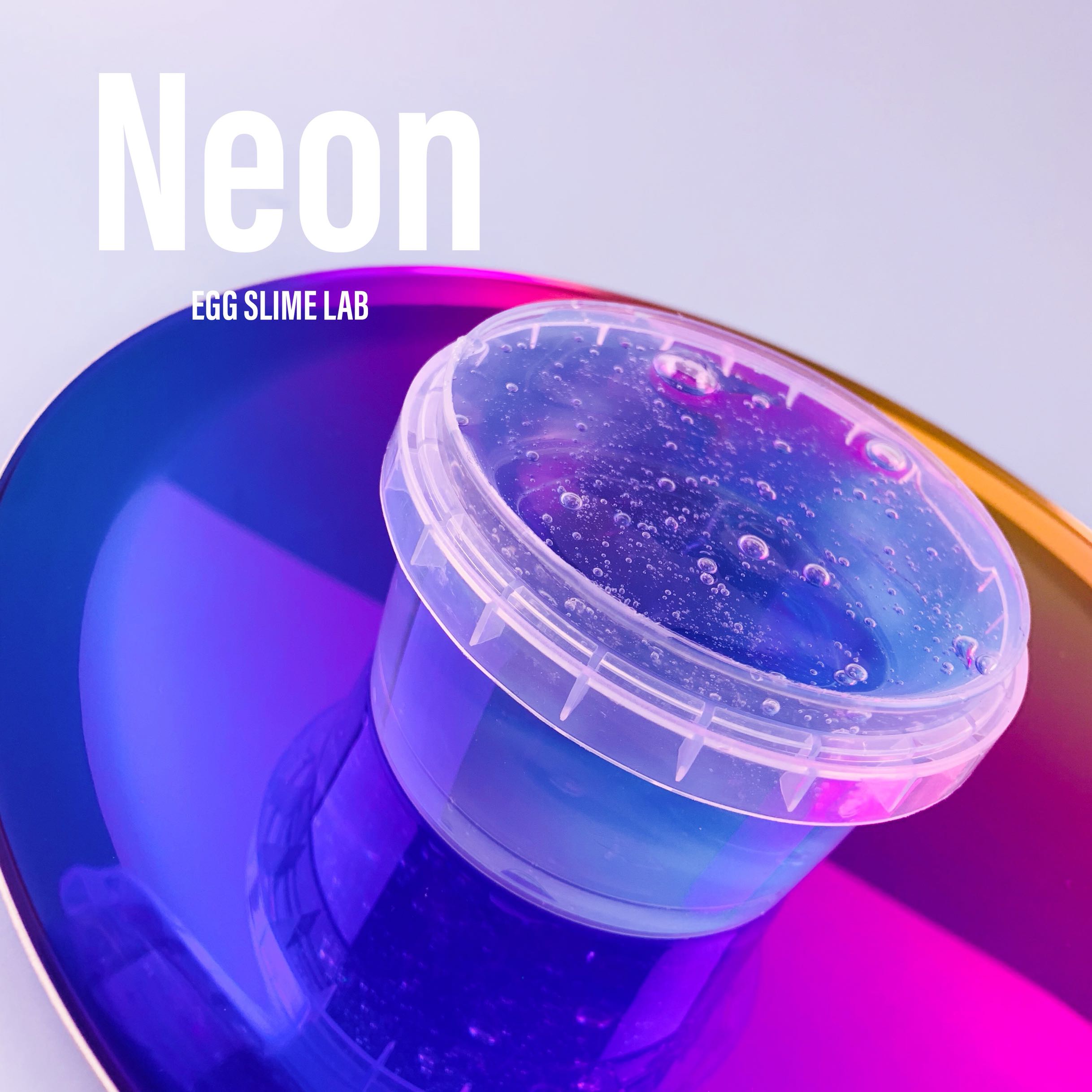 EGG Art 霓虹NEON  史莱姆捏捏乐 蜷川实花风 摄影道具概念