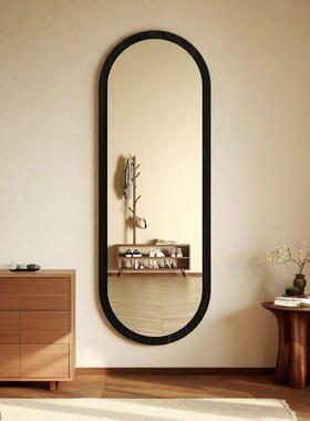 中古风身镜挂红新中式网异形穿衣QEN镜墙上镜壁子加固用家试衣镜