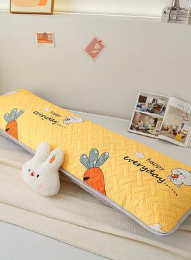 双人长枕头8情F99MJS59侣长款一体长条亲子护颈椎1.2.m1.5枕m1m整