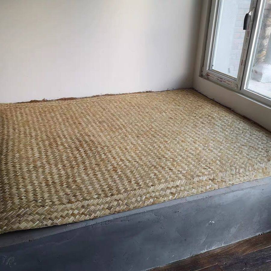定制手工编织老火炕席芦苇席农村土炕席吊顶席装修装饰凉席耐高温