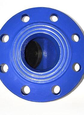 铁H44X-16Q橡止胶瓣法兰止阀法558兰单向阀球墨回阀质启法兰回止