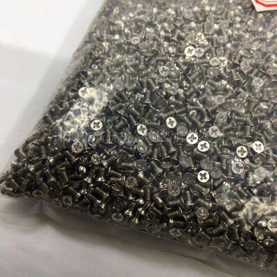 M镀镍头十字机886K沉牙丝平头机丝电子小螺螺丝