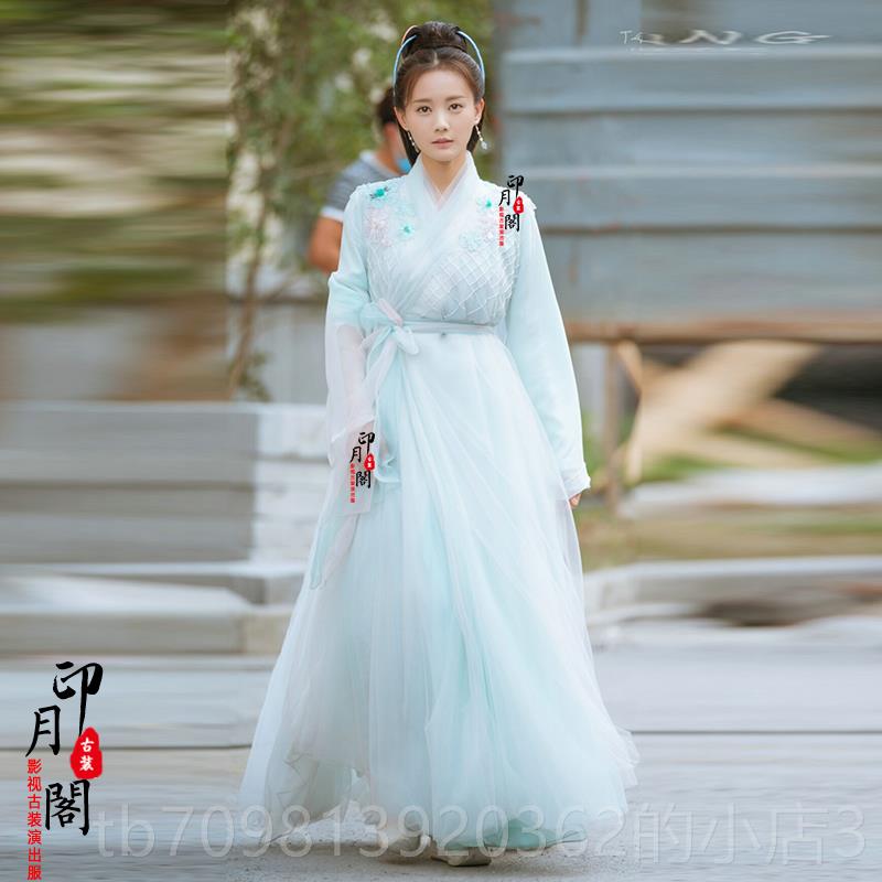 高档影视新款玲金庸武侠射服雕英雄传温美黄蓉同女汉女侠款剑客演