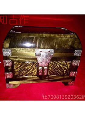 高档仙知古作箱正宗金丝楠小盒桢叶楠乌木阴沉木首饰收纳镜送礼收