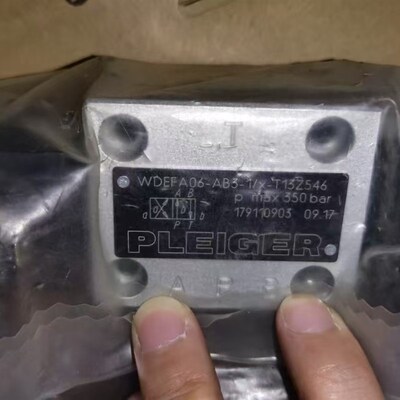 Pleiger普莱格电磁阀+++WDEFA06-AB3-1/x-T13Z546+PLEIGER电磁阀