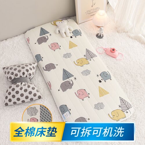 儿童床垫可拆洗纯棉幼儿园专用软垫床褥宝宝四季通用婴儿床午睡垫