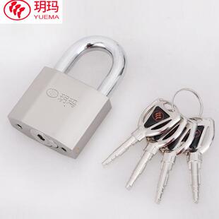 玥玛锁仓库大门锁防水防锈房门车厢挂锁拉丝不SBAG锈钢WG1001-5挂