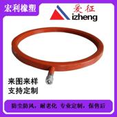 源头工圆直角异形硅气囊气胎胶气囊圈厂AZ 密 72518硅橡胶充方气式