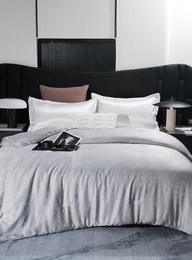 蚕丝秋被婚春棉庆冬斜纹被芯全提花婚庆棉被冬季加CS1厚陪嫁冬被