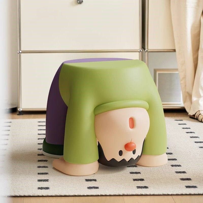 胖虎低腰换鞋凳落地式摆件家居门凳无障碍豪华创意客厅沙发低凳流,家居饰品,落地摆件,淘宝优惠券,粉丝福利购,淘宝优惠卷