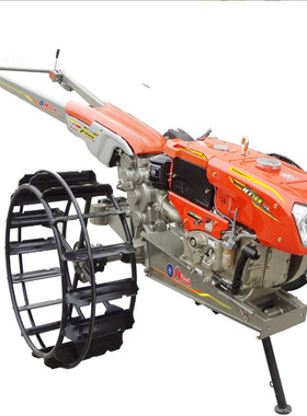 RT140手扶车14HP 15.5HP水田用耕地机圆盘梨耙子广西用手扶