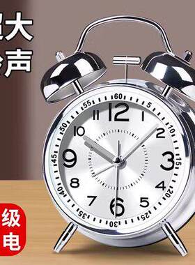 日本进口精工闹钟夜光学生用强力叫醒机械男女孩专用起床超响