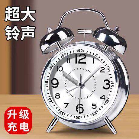 日本进口精工闹钟夜光学生用强力叫醒机械男女孩专用起床超响