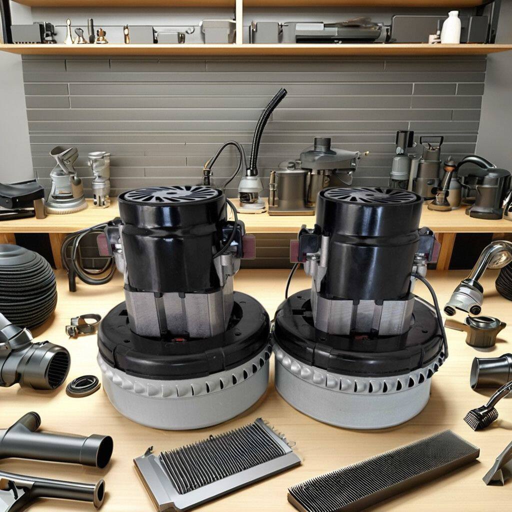 300真空电机吸料机上料纯铜700进口马达配件阿美德格电机碳刷式