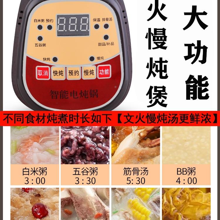全自动2.5-6L电炖锅陶瓷煲汤沙家用粥熬锅煮神多功能NCT-A150器养