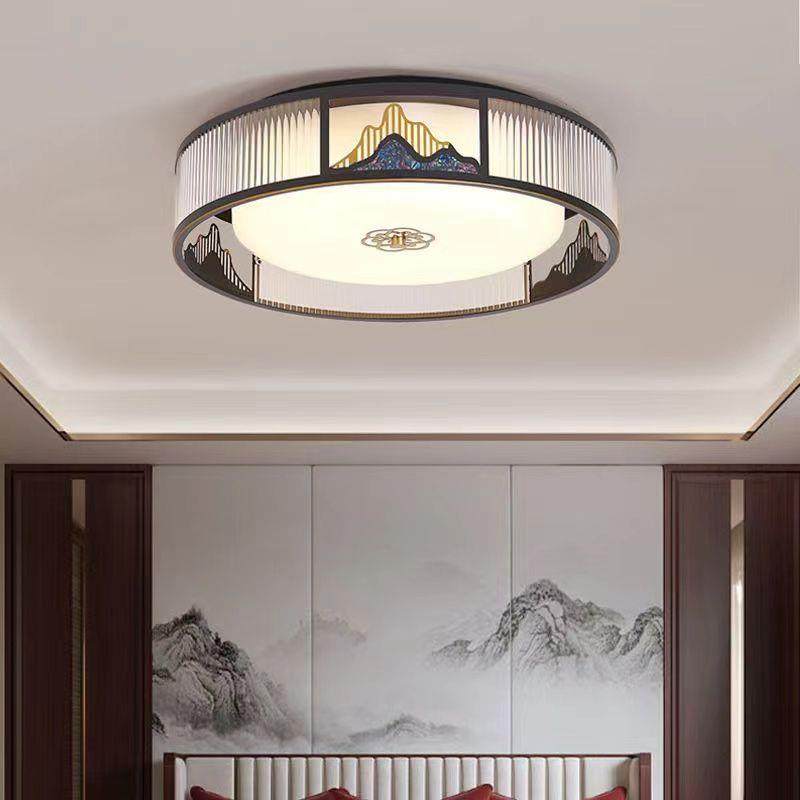 新中式589简约现代网吸顶灯厨客厅房间书房2餐厅卧室0红24新房款