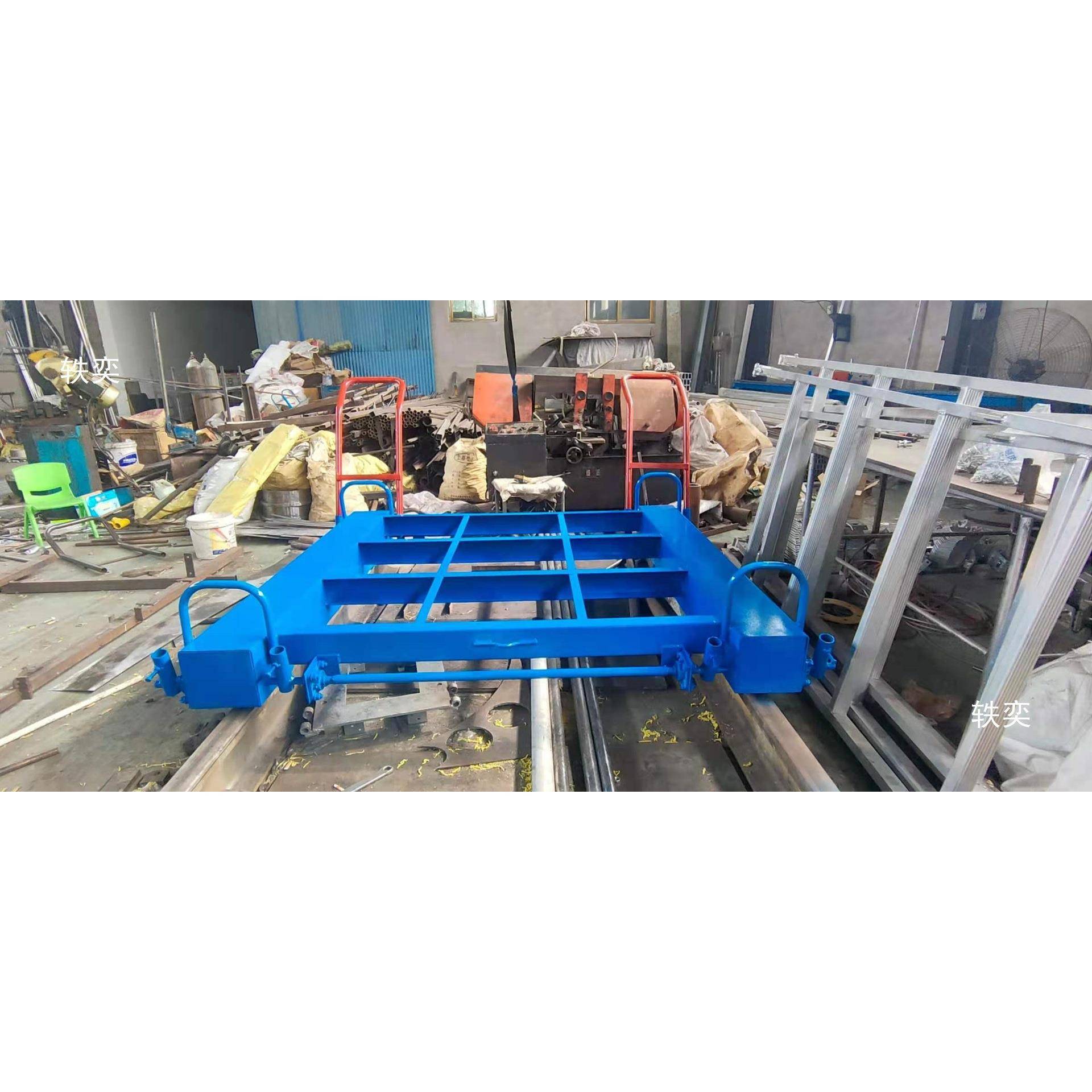 铁路用运道小车手推372车轨轨轻道运轨器钢轨运轨车便输平板车
