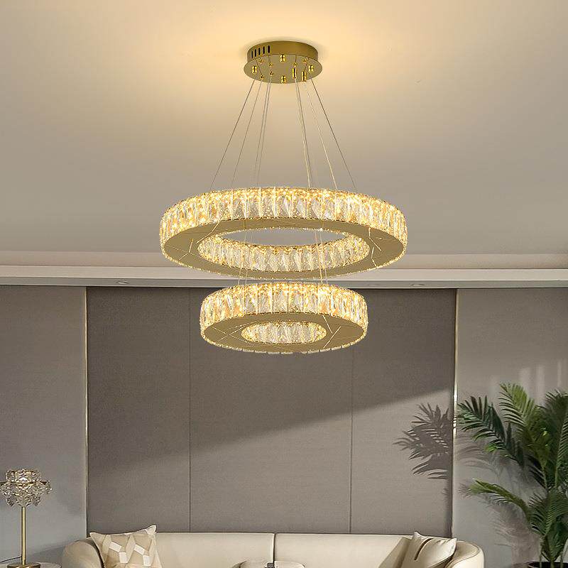 厅轻奢水晶吊灯餐厅书房卧室客简2约872代大现气创意202年新款灯