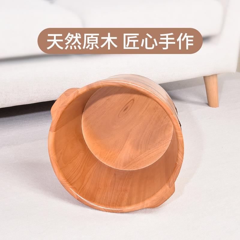 木质足洗浴桶木桶家用洗00桶泡桶按摩重要养脚生实木脚脚盆木盆子