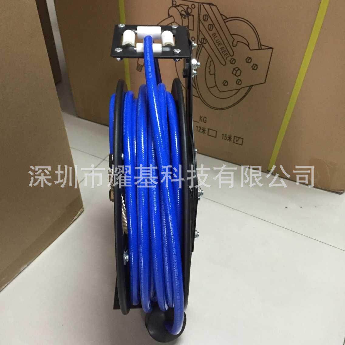 自动卷管器绕Y7011鼓10M20M30M软管器气卷管盘防空内置弹簧线大热