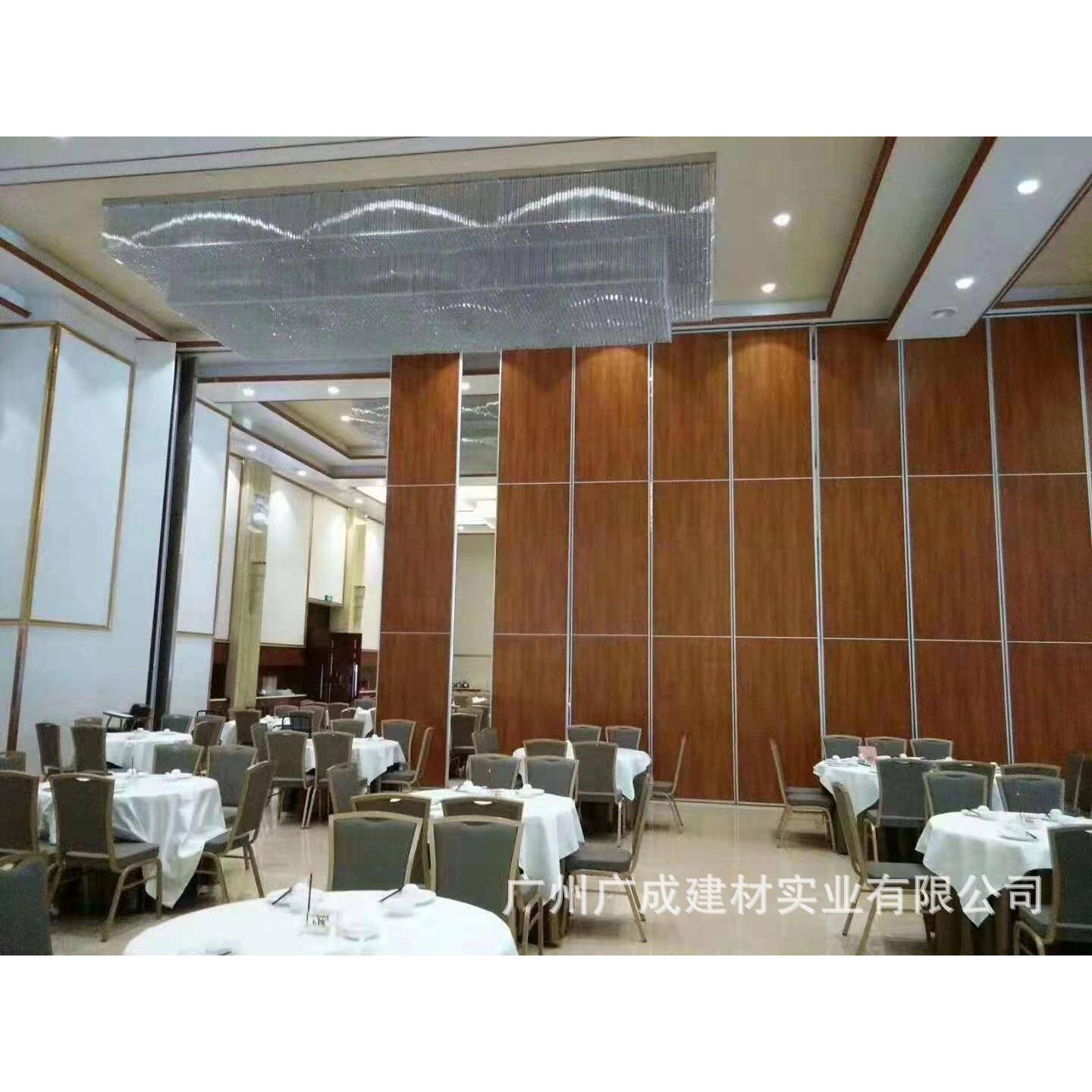 酒隔店活动隔断办公室可移动轨断墙道饭店100型包墙间隔音推拉可