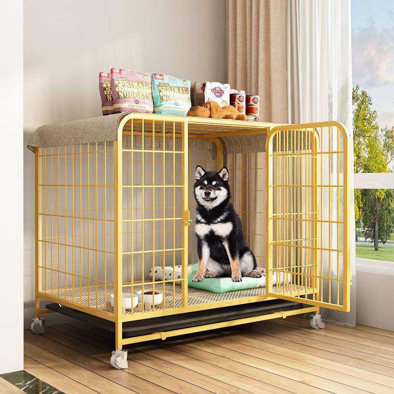 狗笼子大中型犬室型内带厕狗厂家直供所分离加粗宠物笼金毛拉布拉