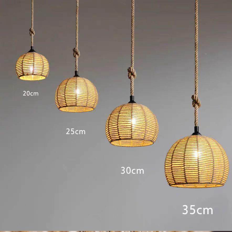 复古灯920日式麻绳创餐意个中式厅性茶室仿古艺术吧台长线吊灯,家装灯饰光源,智能吊灯,淘宝优惠券,粉丝福利购,淘宝优惠卷