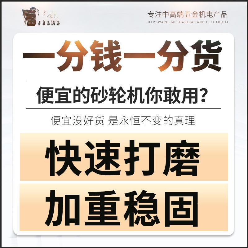 重V型工业级30台式FTA立轮式除尘式砂机家用小型220V电动砂轮8打