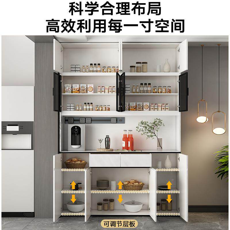 现代简NFE约餐边柜家用客靠墙酒柜大厨容柜量储物厅高茶水柜房置