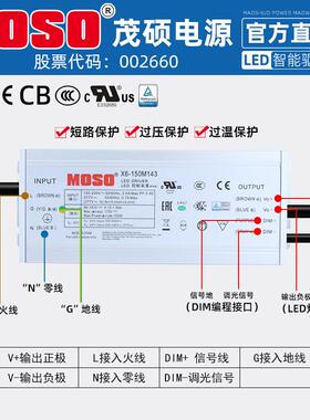 MOS恒O茂硕电源X6-150光M041/M62/V1080流可调植物灯LED驱动ODX电