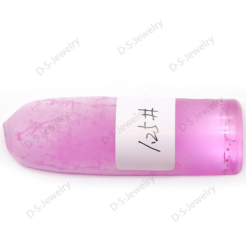 广西梧州人造合成宝石原料1# 1.25#刚玉原石 工艺品制作材料