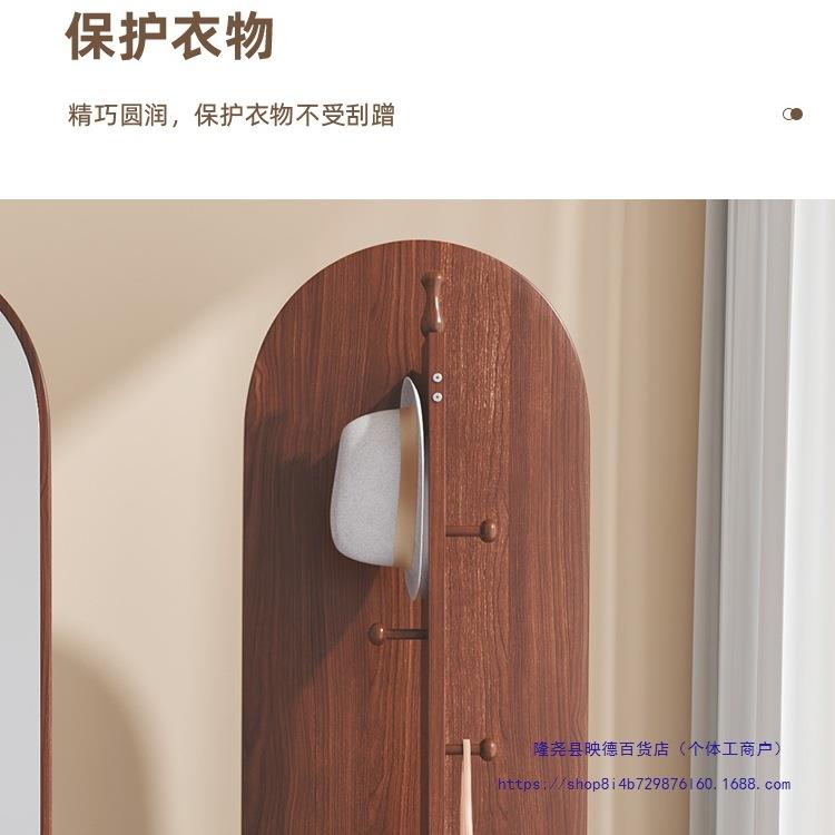 旋穿衣镜落地挂衣镜子一架体家用全身镜小户型移UDT转动网红试衣