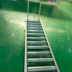 自卸产NIK产无动筒力滚筒线生流水线地滚线货滑梯滚线卸货滚轮机