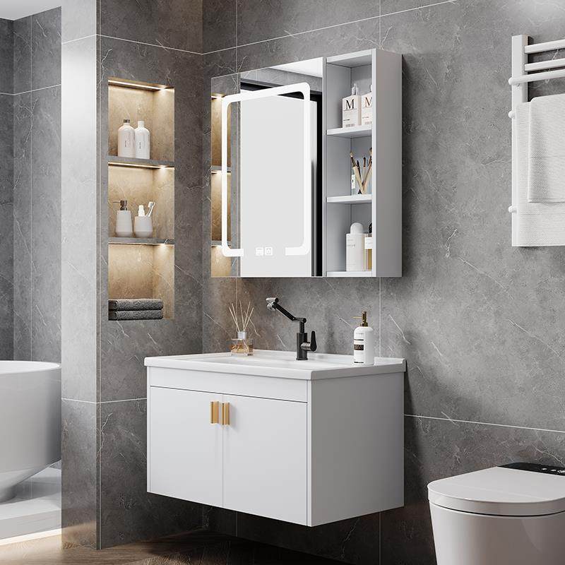 加太空铝蜂窝铝浴室漱357柜组合洗手洗台陶瓷厚一体盆墙挂式吊柜,家装主材,浴室柜,淘宝优惠券,粉丝福利购,淘宝优惠卷