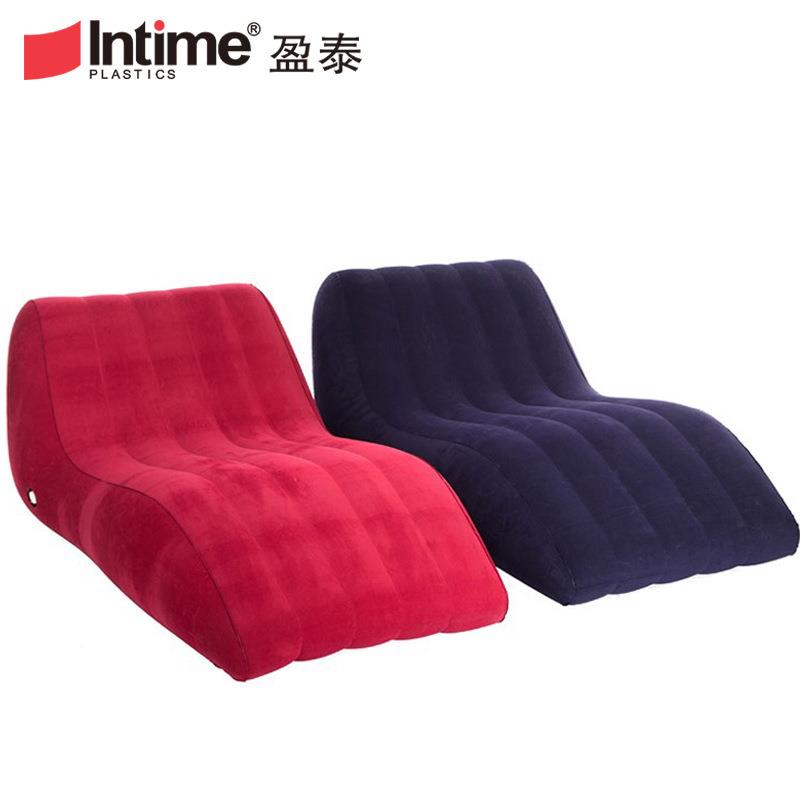 Int人imeYT-123盈泰气沙沙发植绒充气懒人发PVC充充气成YT-123沙