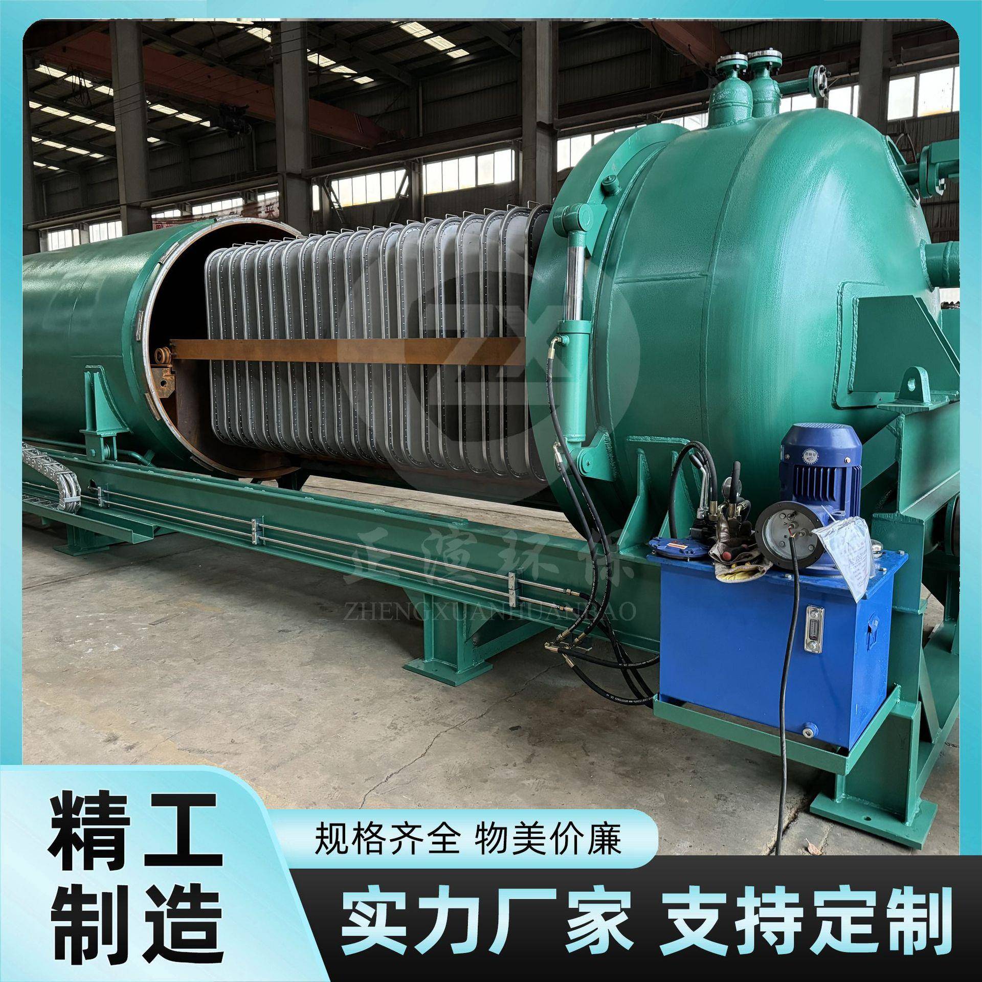 叶地埋式卧式多片连过滤器障平铺布局保过滤CVO均匀不间断续过滤
