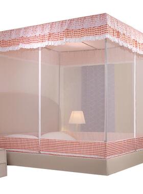 家用防尘AL100456顶婴儿防摔主蚊帐1.床8m大双人蛟帐加密加厚公直