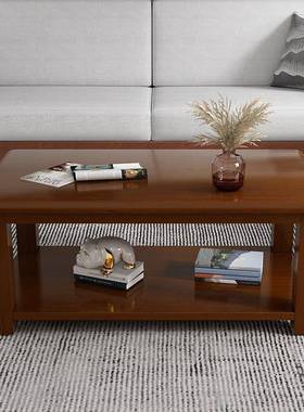 实木茶几简约现小阳户型厅客家用茶几桌台简易茶代台新中式NML茶