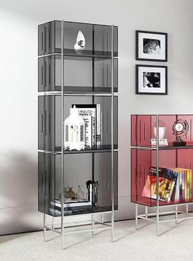 新款架亚克力网PRD书架红置物架家用多组层落地收纳阅读书柜展示