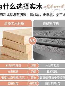 儿童书架移动小书架柜木双面转旋53272落地置物架实绘本家用玩具