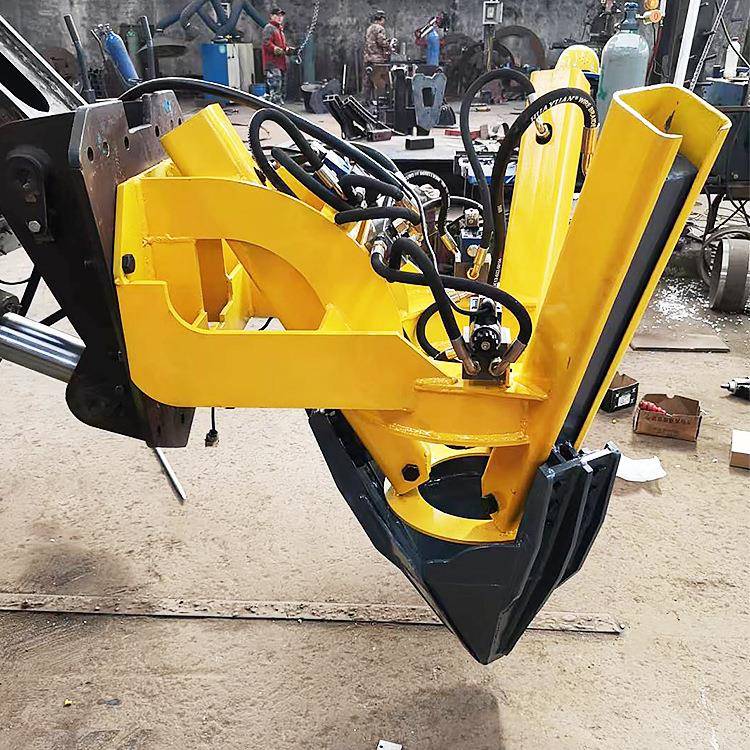 小式40挖树机型挖机安装挖起树机头三OAV瓣尖铲苗机起树机效率高