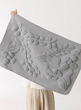 家用大门入户地垫简约口玄MYZ关门垫进门9卧室阳台垫除尘簇绒脚60