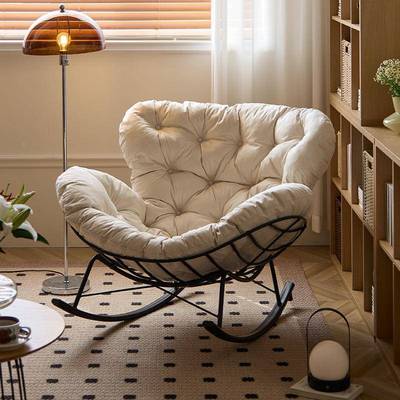 摇摇客厅摇椅椅大人FRU躺椅家用懒阳休闲人沙发可躺可睡沙发蜗台