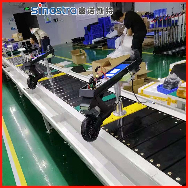 直销电单车流水线电动自行车组装线 滑板装配线自行车组装线