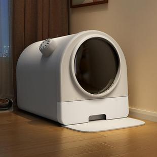 封闭式 BGB号猫厕防臭全猫沙盆子防外溅猫屎盆年齐 猫砂所盆抽屉式