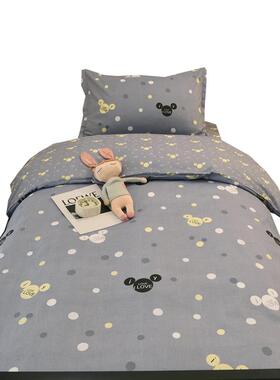 A6LHCE纯棉学宿床舍三生件套上下铺上单用品100床被套罩六件套被