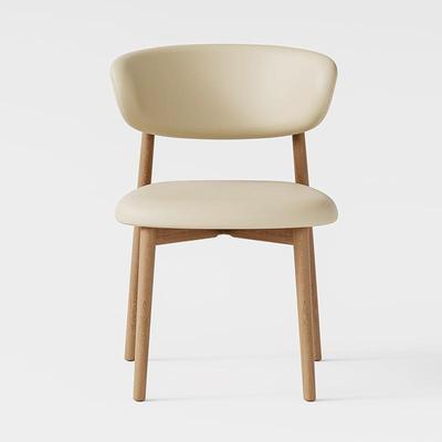 跨境月餐亮软包餐家用轻椅奢简约休PEB闲室餐椅酒店桌靠背椅卧椅